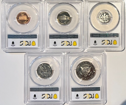 ⭒ 1995-S Proof Set Date 5 Coin Newly Graded PCGS PR69 DCAM Perfect Gift