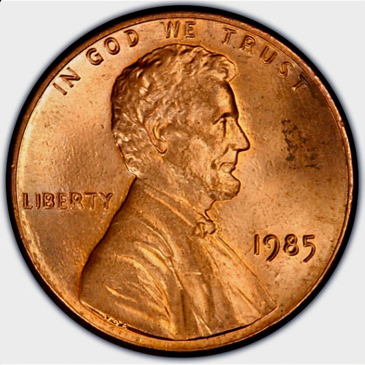 1985 P Lincoln Memorial BU Brilliant Uncirculated 1C From 🔥OBW Bank Roll🔥