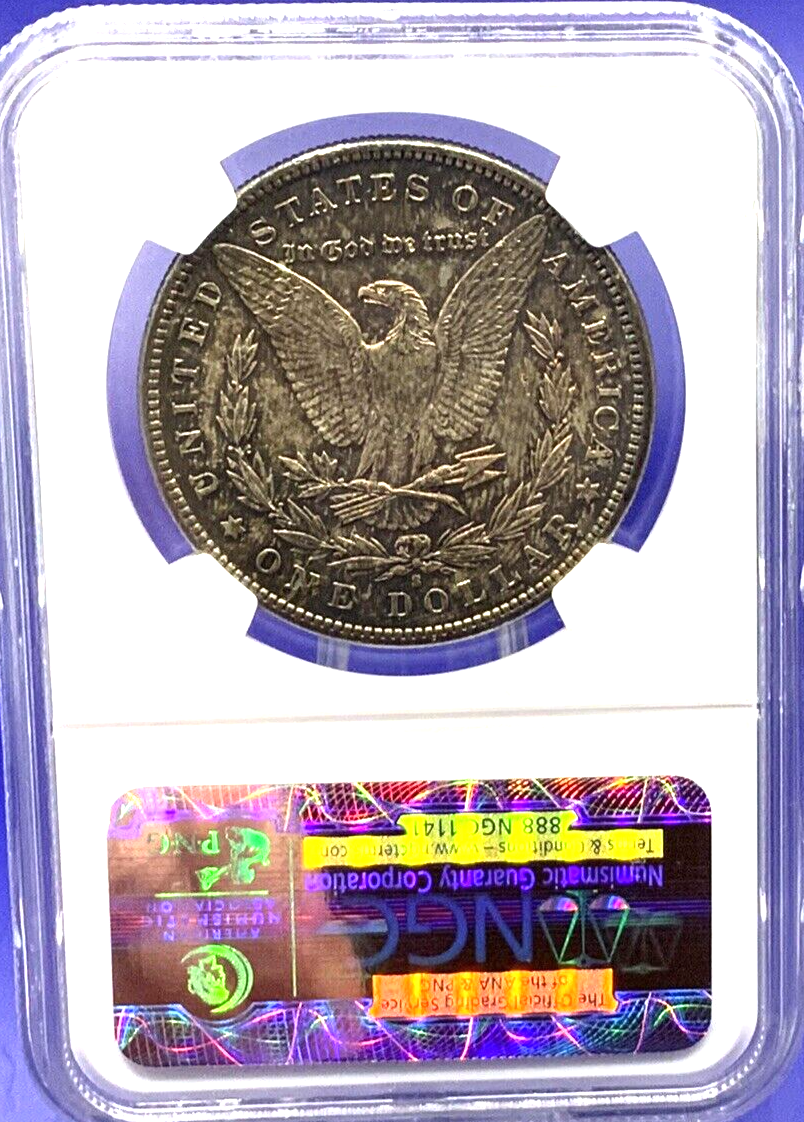 1881 S Morgan Silver NGC Graded MS65 $1 Dollar 90% Fine Beautiful Toned Coin