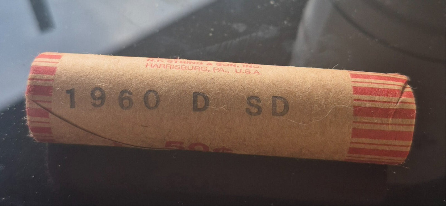 1960 D Memorial 😲Small Date BU Brilliant Uncirculated 1C 🔥From OBW Bank Roll🔥