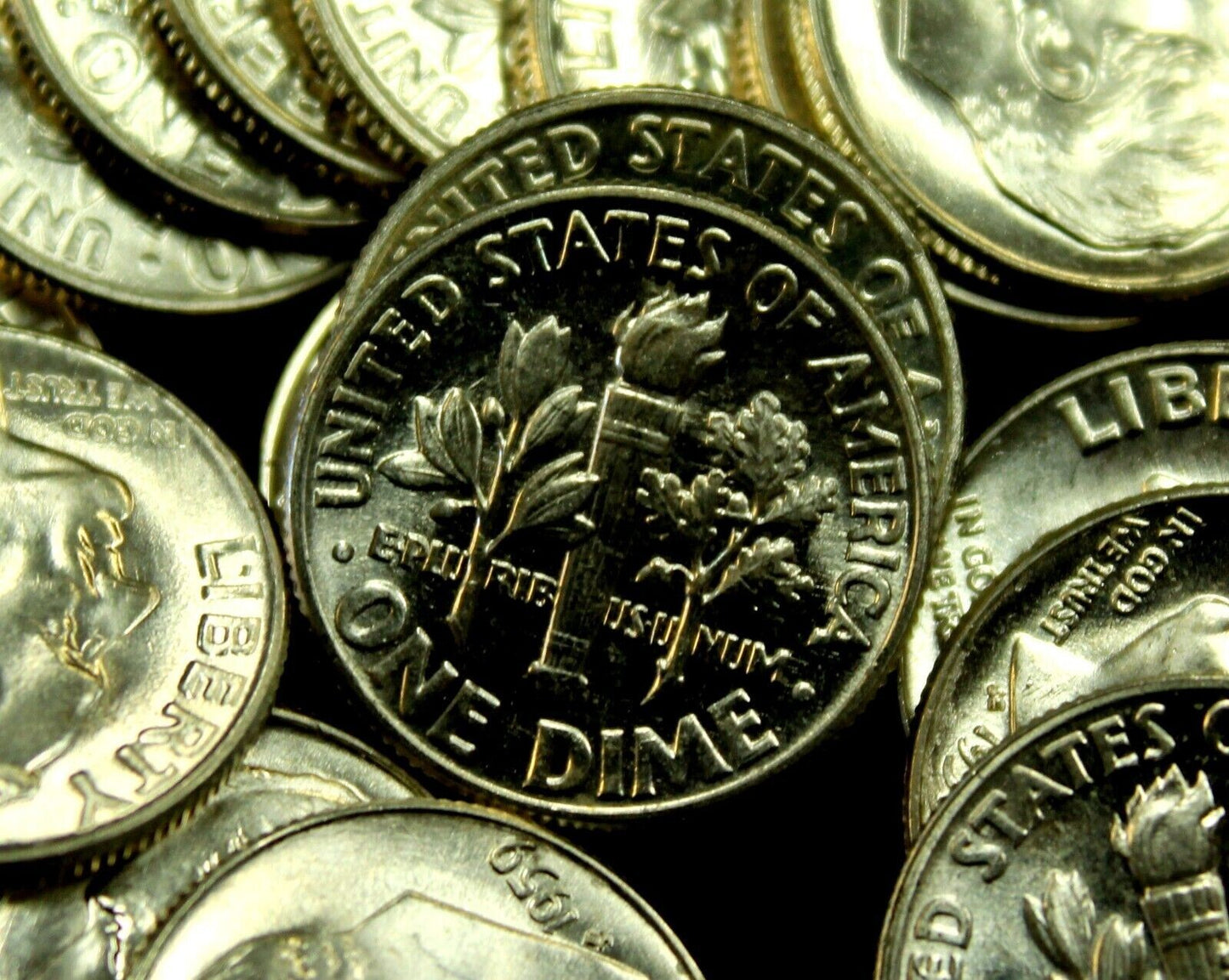 1959P Roosevelt Dime 90% SILVER Gem BU Brilliant Uncirculated Bright White Shiny