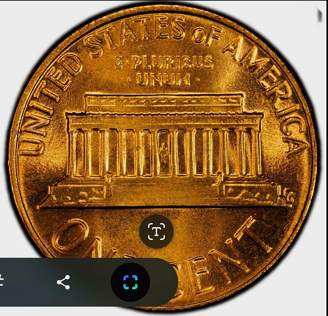1977 P Lincoln Memorial BU Brilliant Uncirculated 1C From 🔥OBW Bank Roll🔥