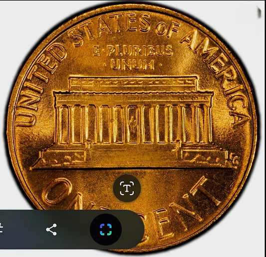 1977 P Lincoln Memorial BU Brilliant Uncirculated 1C From 🔥OBW Bank Roll🔥