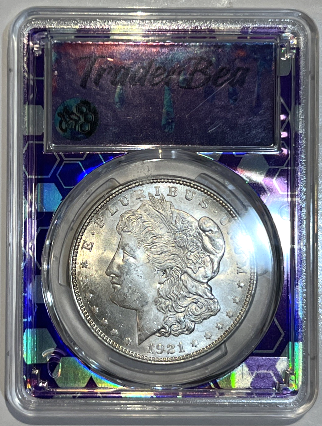 1921 Morgan Silver Dollar MS63 PCGS Uncirculated Philadelphia RARE Trader Bee $1