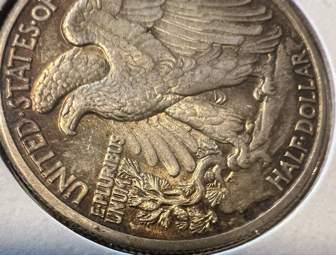 SUPER TONER GEM 1942-P Walking Liberty Half Dollar  Beauty 50c Coin