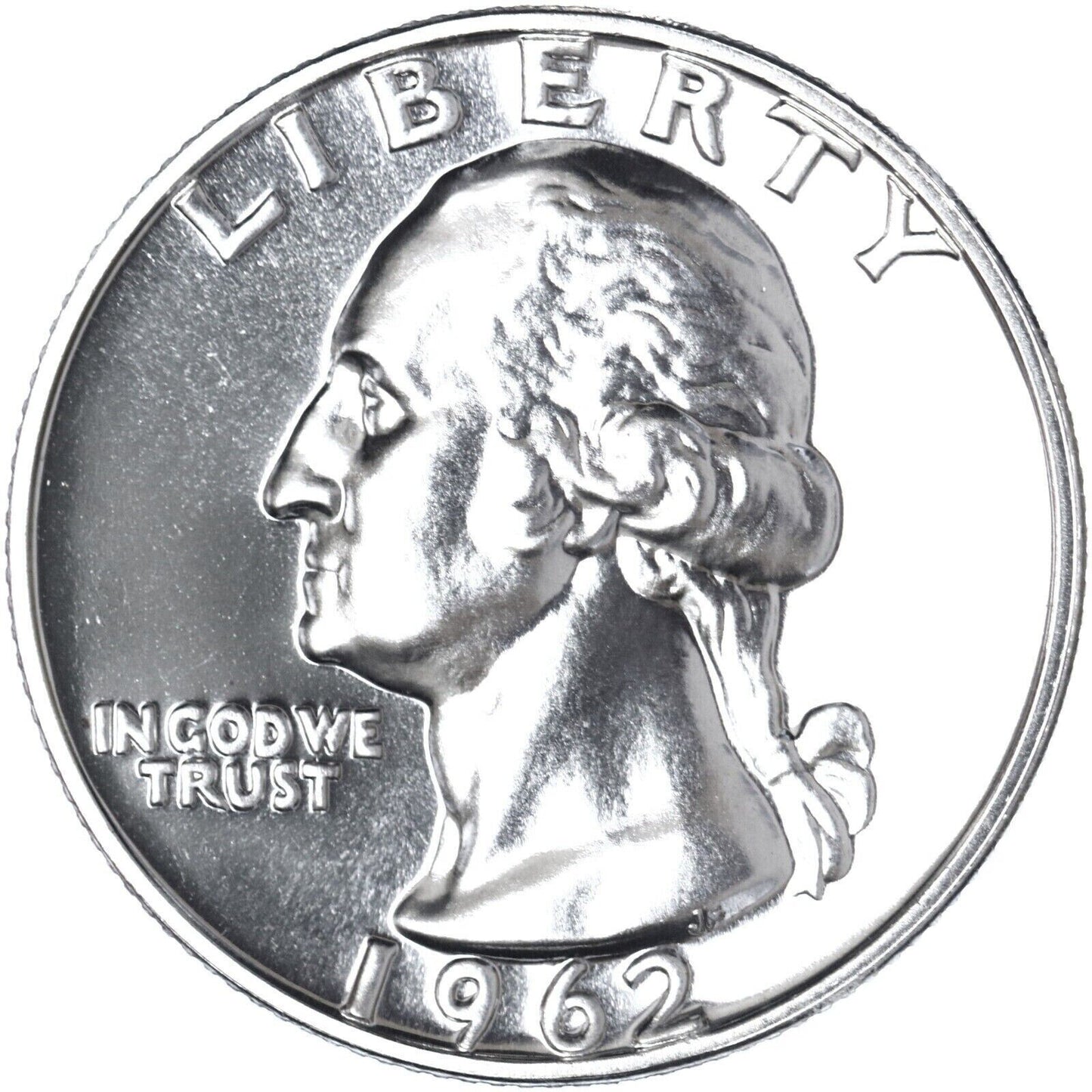 🔥 1962 P GEM BU Washington 90% Silver Quarter US Treasury From OBW Roll Coin