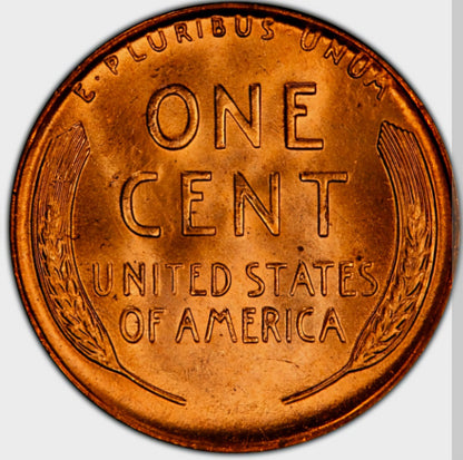 1951 D Wheat Cent BU Brilliant Uncirculated 1C Denver Fed🔥From OBW Bank Roll🔥