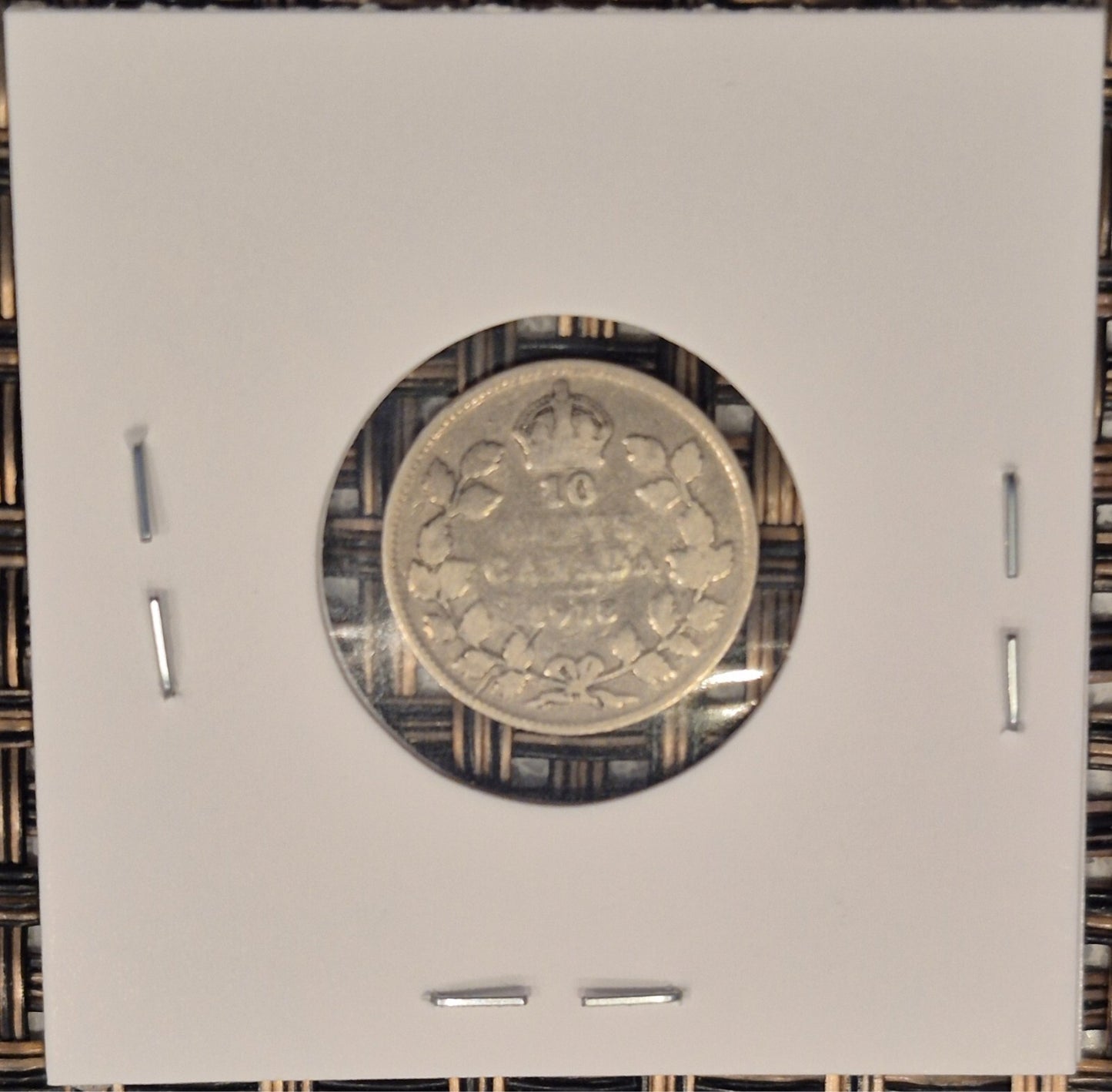 Canada - 10 Cents 1918 - George V, 🔥2.16 Grams .925% Silver🔥 Dime