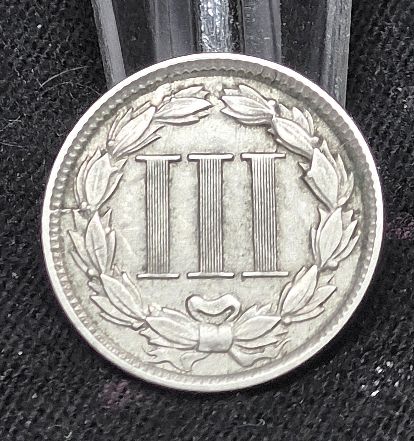 🔥 1865 Liberty Head Three Cent Nickel 3c Civil War Coin Rare Key Date XF-AU