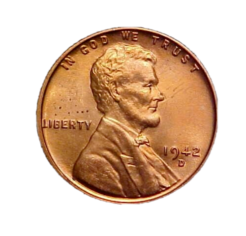 ✅ 1942 D Lincoln Wheat Cent GEM BU 1c UNCIRCULATED Coin From OBW Roll NOS