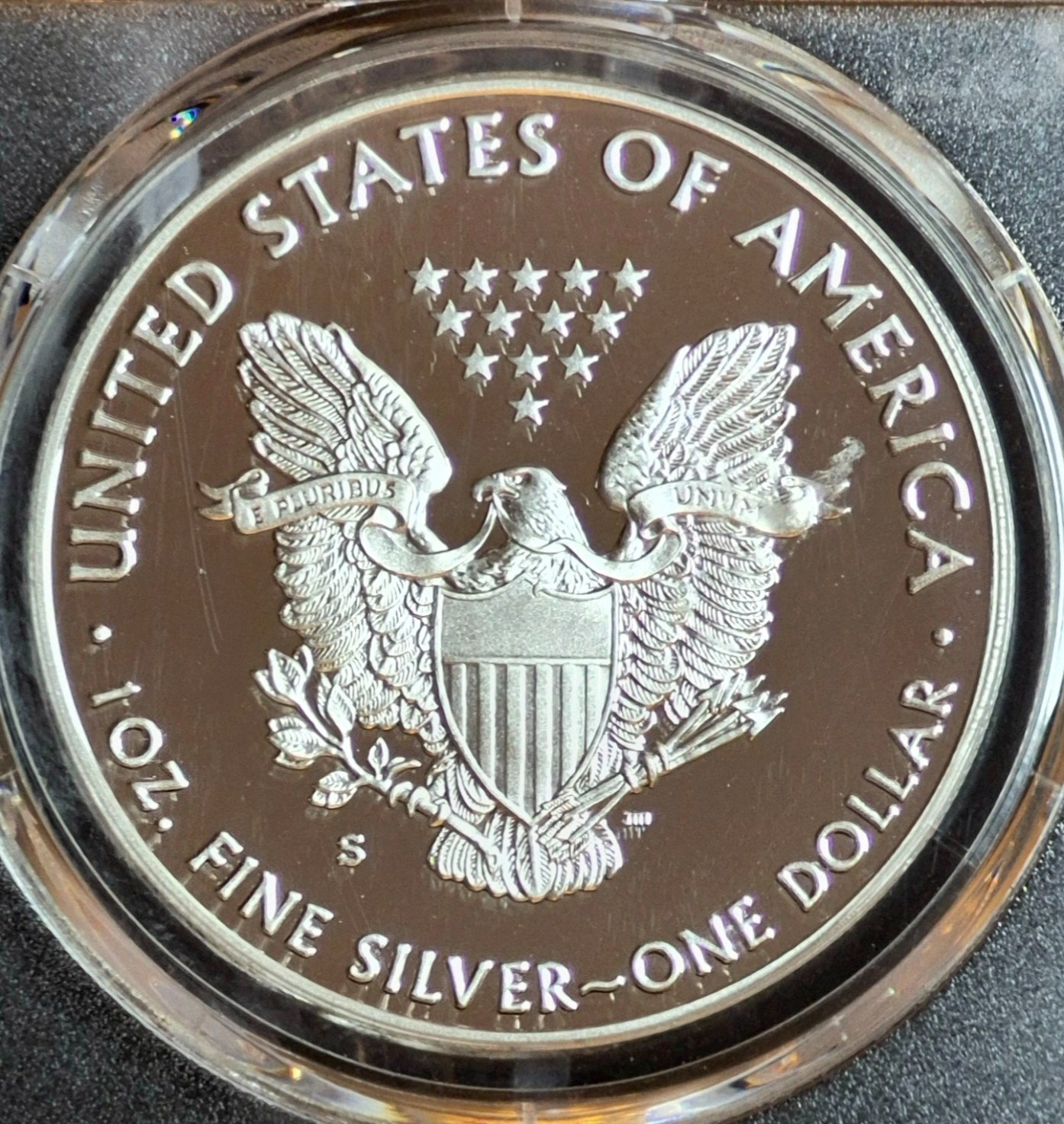 2019-S Silver Eagle PCGS PR70DCAM FDOI Gary Whitley Auto POP 130 1oz .999 SILVER