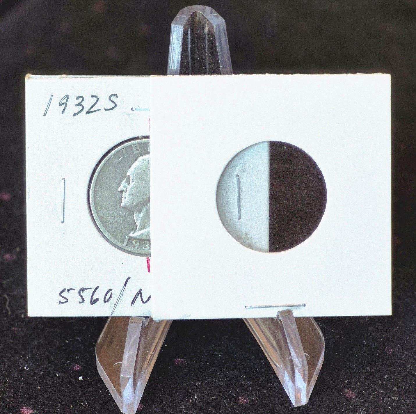1932-S Washington 22 Degree Die Rotation Key Date 1st Yr 90% Silver Quarter 25C
