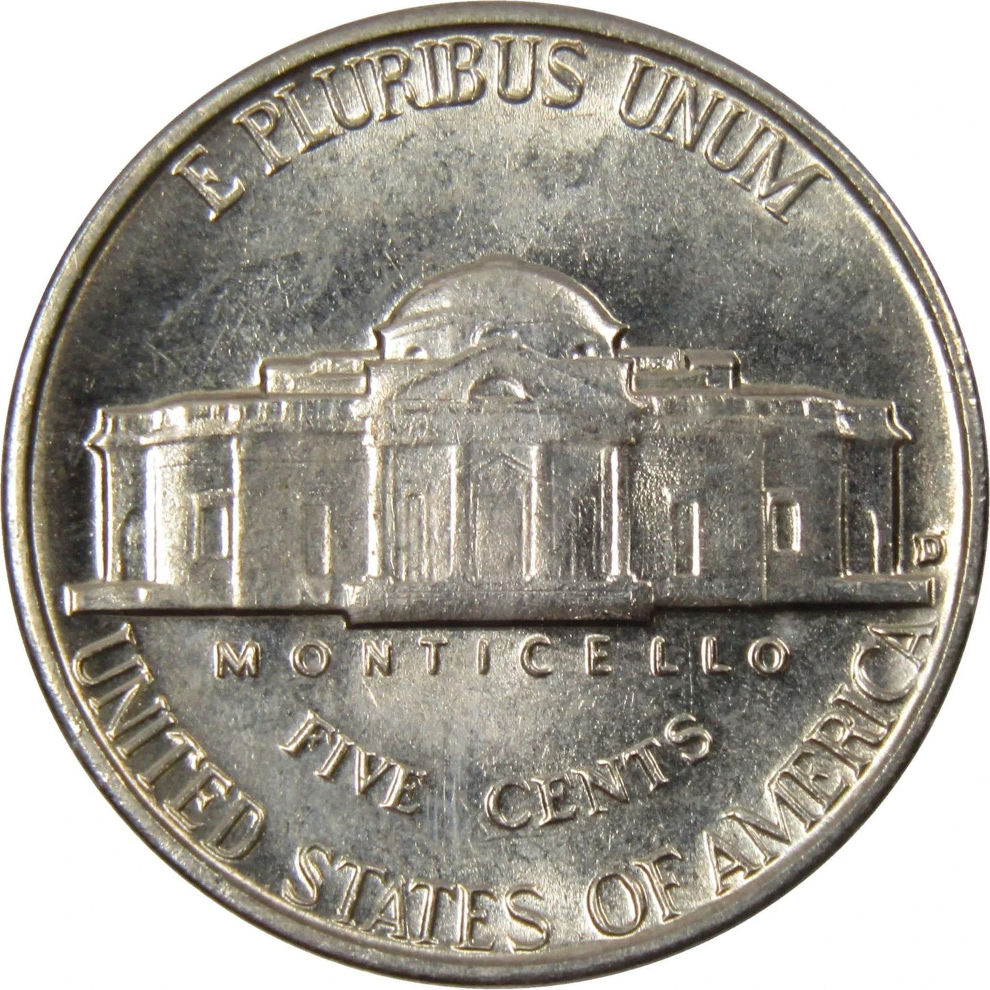 1961-D Jefferson Nickel Gem BU From Original Roll OBW UNCIRCULATED GEM 5c Coin
