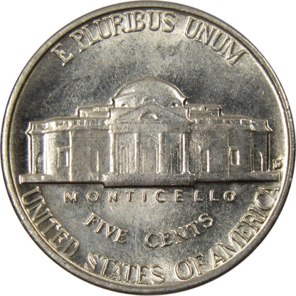 1961-D Jefferson Nickel Gem BU From Original Roll OBW UNCIRCULATED GEM 5c Coin