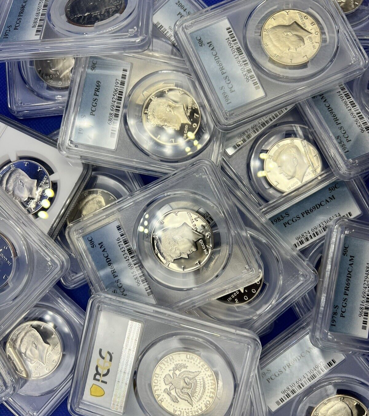 Kennedy Half Dollar PROOF COINS 🎯  PCGS NGC Graded PR69💰 1x 50c Slab LOT  ✅