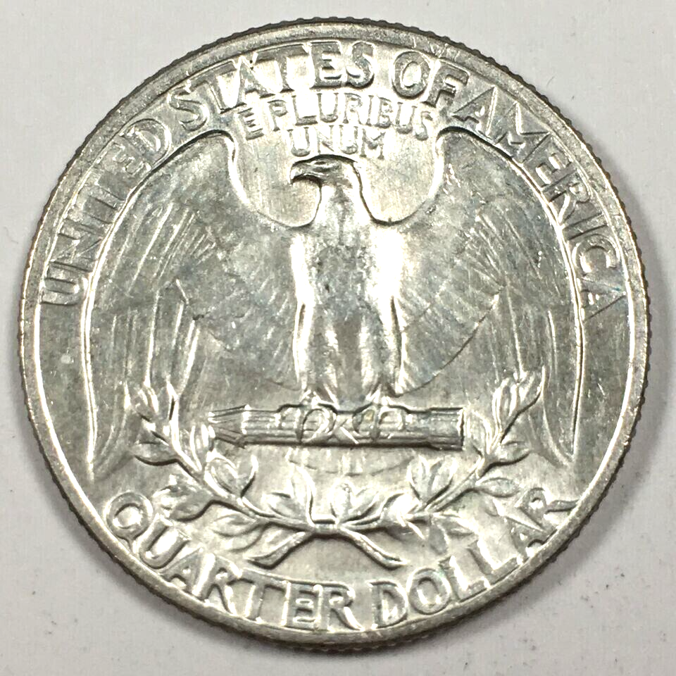 1964 Washington Quarter BU Uncirculated Mint State 90% Silver 25c US Coin