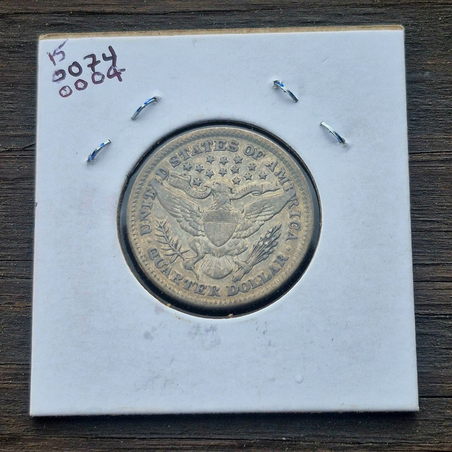 1898 Barber Silver Quarter 90% SILVER Vintage Coin Nicer Circulated Condition