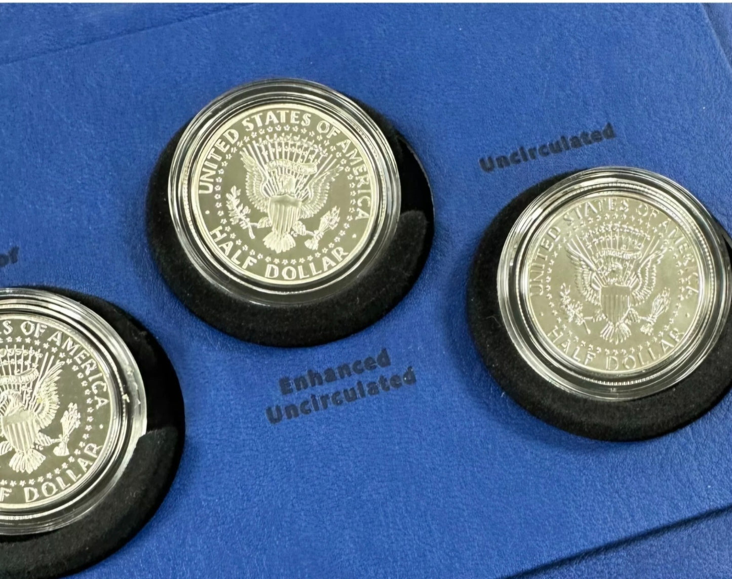 2014 50th Anniversary Kennedy Half Dollar Silver Coin Collection 4 Piece Set OGP