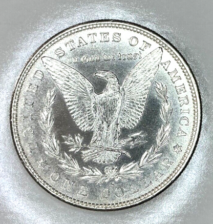 1881 S Morgan $1 Dollar 90% Silver BU Obverse Toned Uncirculated Coin