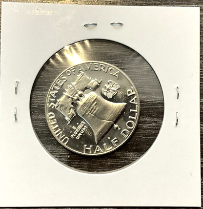 1961 Franklin Half Dollar Proof Cameo 50c Coin Exceptional Shine Bell Lines