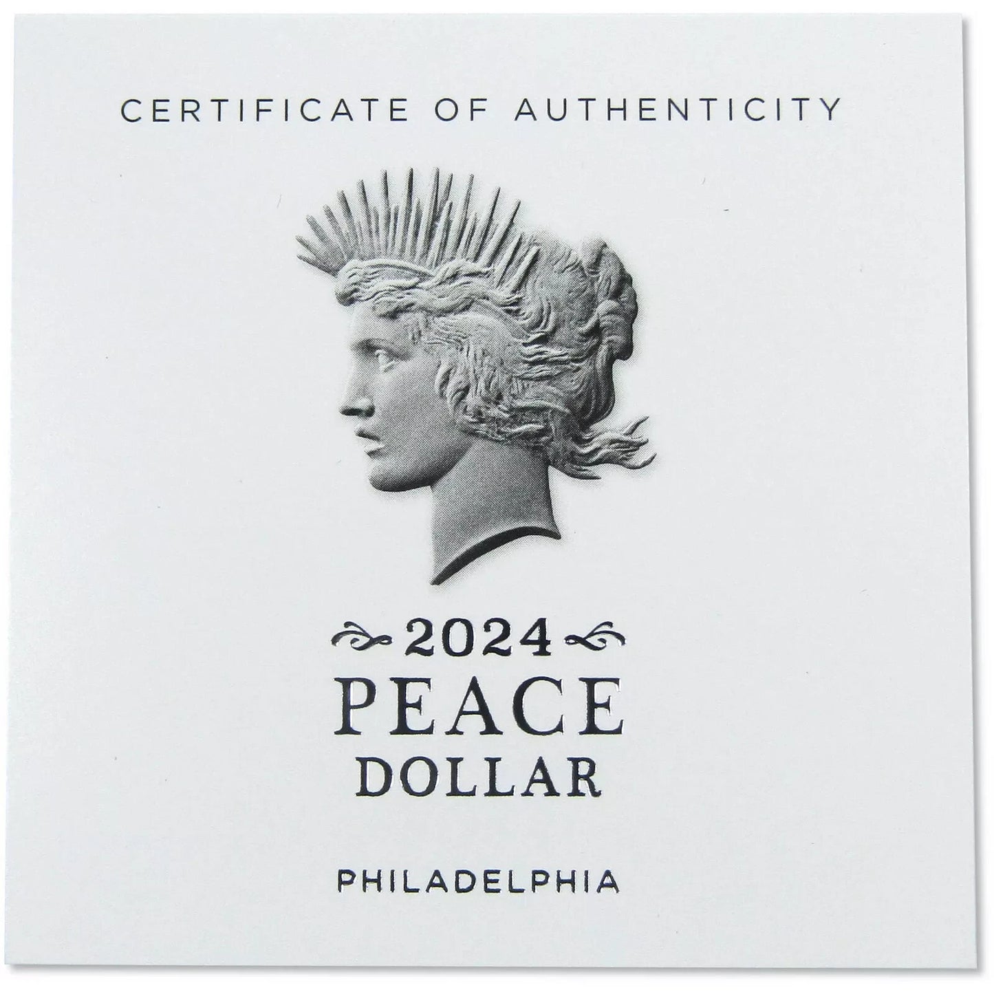 🔥 2024 Peace Dollar Brilliant Uncirculated .999 Silver $1 Coin With OGP & COA