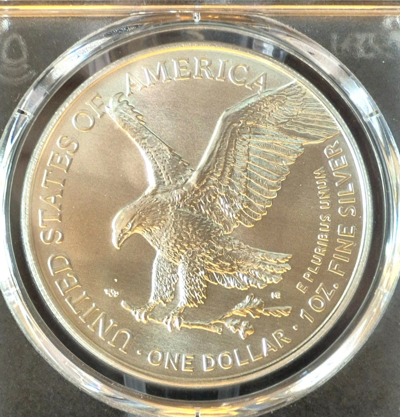 2022 $1 American Silver Eagle 1oz PCGS Graded a Perfect MS70 First Strike