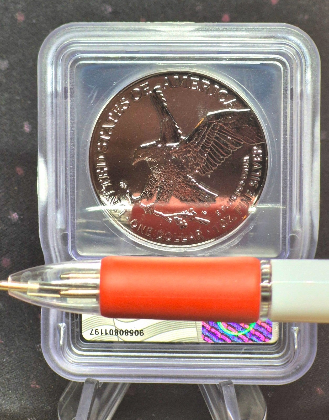 2024 ICG American Silver Eagle Ruthenium Edition. 1 oz Silver **1 of 500**