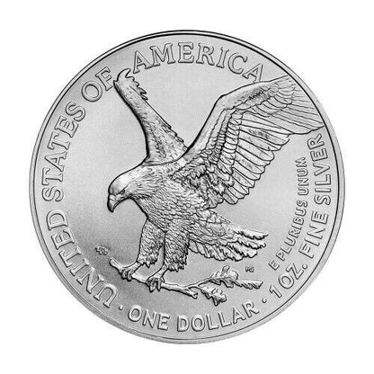 2023  Happy Holidays! 1 OZ. .999 American Silver Eagle in Custom Christmas Bells