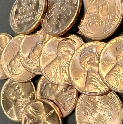 ✅ 1958 P Lincoln Wheat Cent Choice BU 1c BRILLIANT UNCIRCULATED From OBW Roll