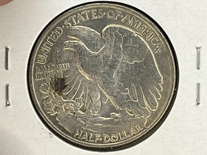 1945-P Philadelphia Mint Walking Liberty 90% Silver Half Dollar WWII Era Coin