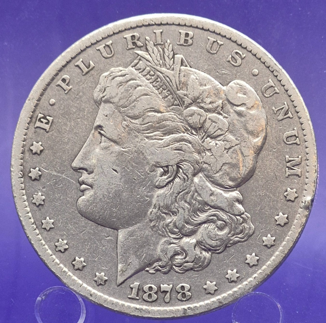 ⭐ 1878-CC Morgan Silver $1 Dollar KEY Date! Carson City $1 Full Liberty 1st Year
