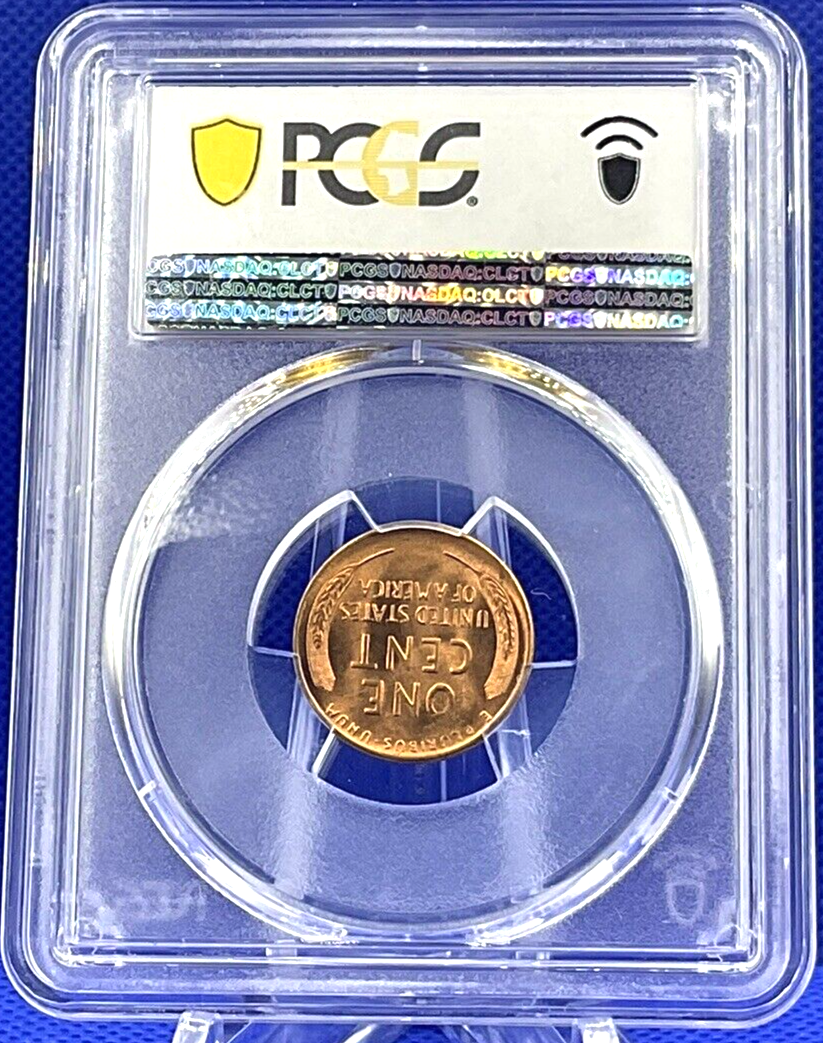🏅 1946-S Lincoln 1C Wheat Penny 🔥 PCGS  MS66RD 🔥 RED LUSTER SHARP DETAILS ✅