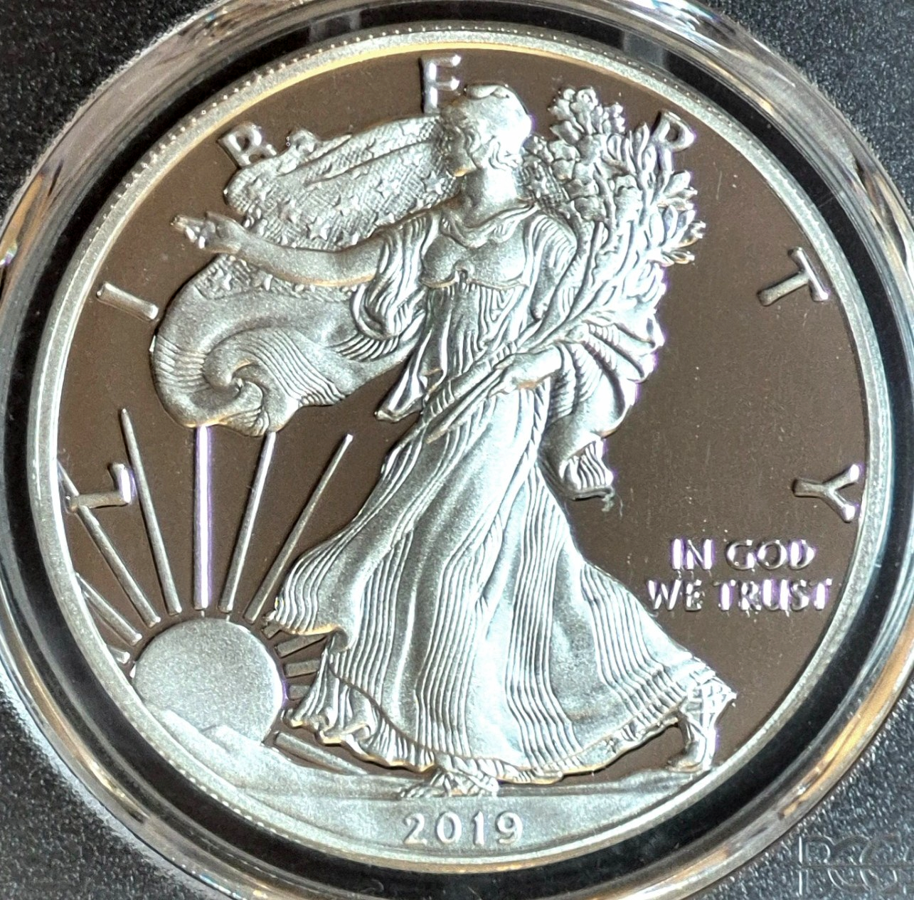 2019-S Silver Eagle PCGS PR70DCAM FDOI Gary Whitley Auto POP 130 1oz .999 SILVER