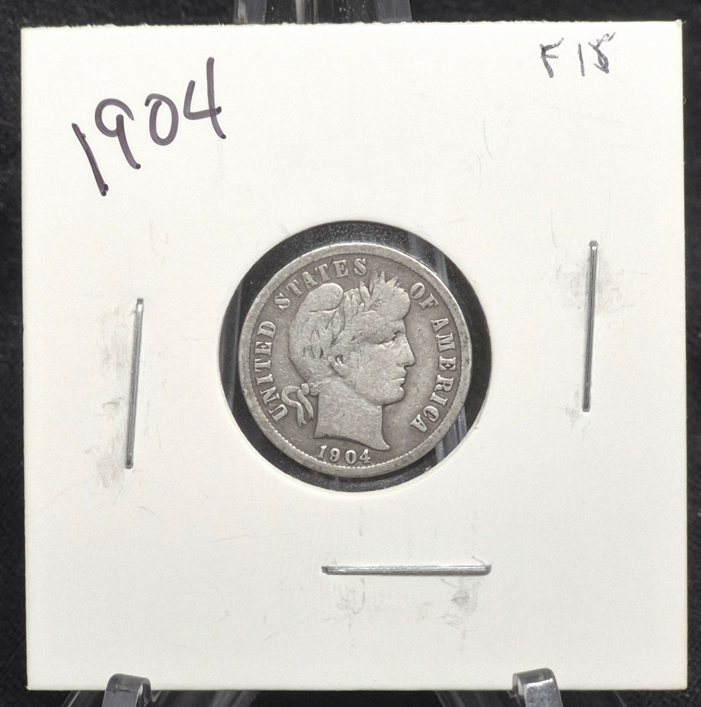 1904 Barber Dime 🥈90% Silver🥈Very Fine Detailed Circulated Condition