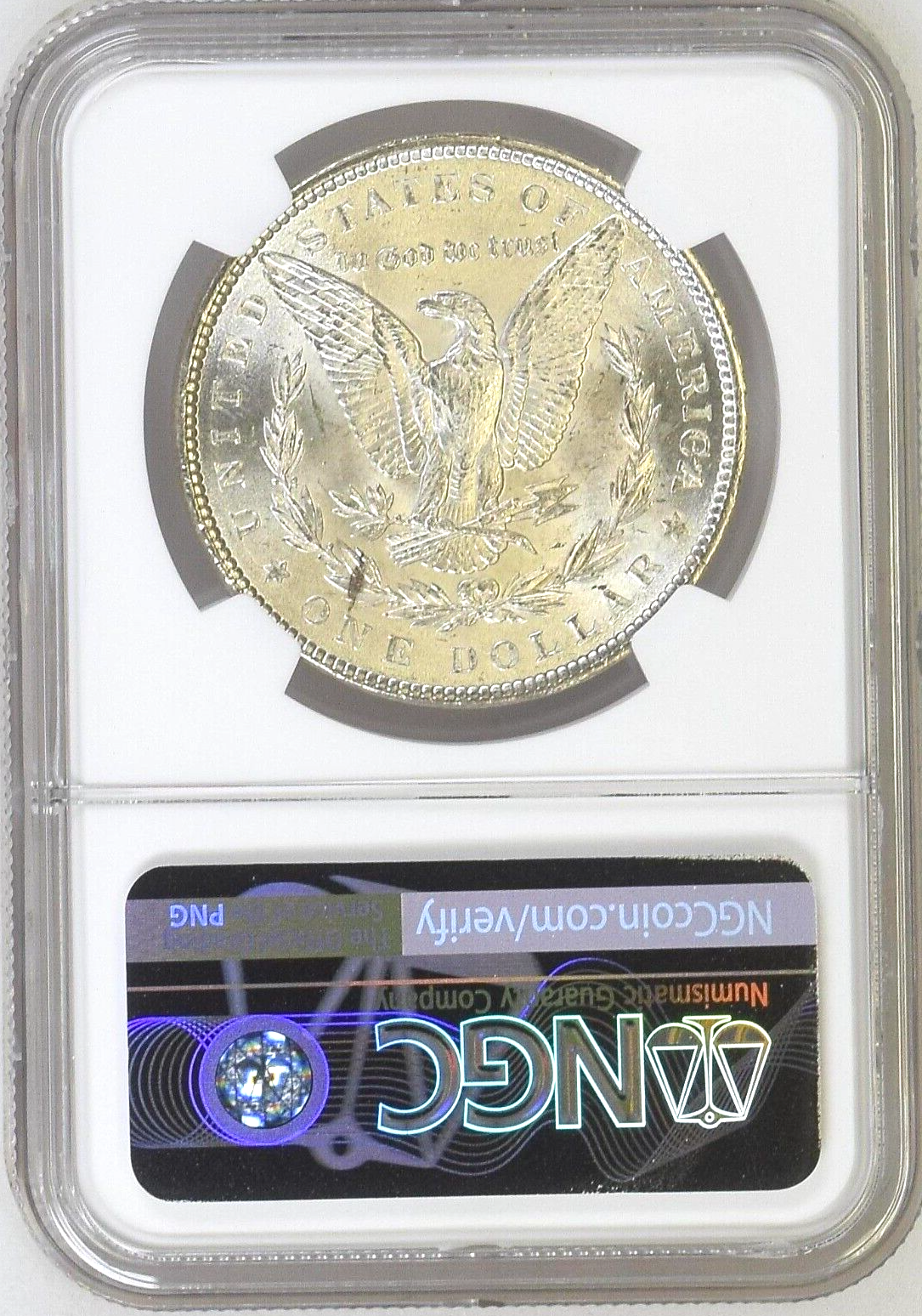 ✅ MS63 1887 Morgan Silver $1 UNCIRCULATED Dollar NGC Bright White Sharp Coin 💯