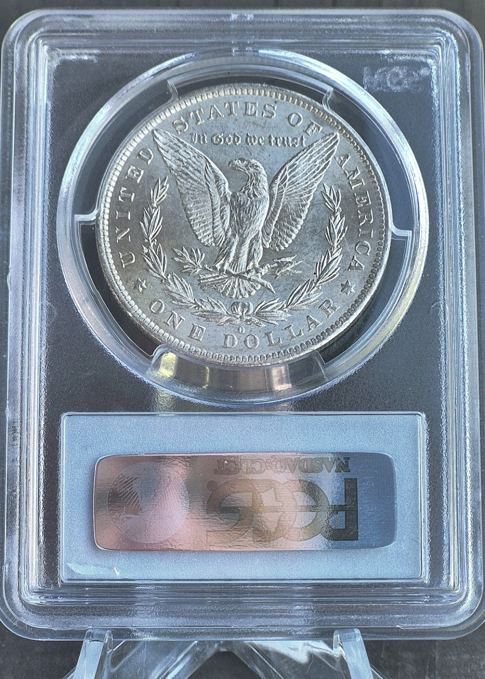 1883 O Morgan Silver Dollar PCGS Grade MS62 Spectacular Blast White Clean Cheeks