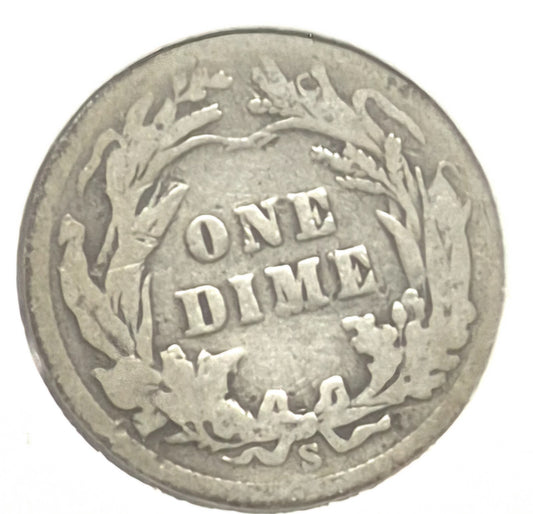 1900 S Barber Dime 🥈90% Silver🥈Good Detailed Circulated Condition
