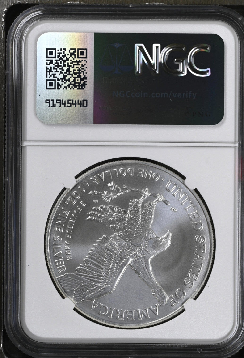 2025 American Silver Eagle $1 NGC MS70 OFFICIAL RED BOOK LABEL .999 Silver