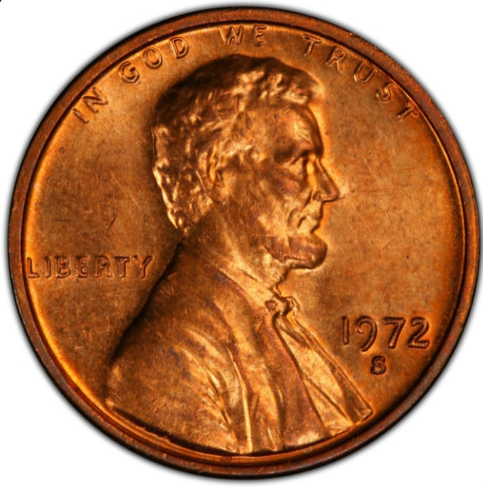 1972 S Lincoln Memorial BU Brilliant Uncirculated 1C From 🔥OBW Bank Roll🔥