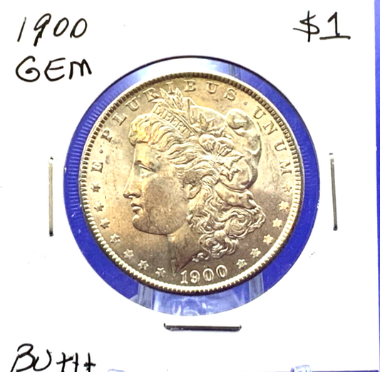1900 Morgan 90% Silver Dollar BU UNCIRCULATED Gem