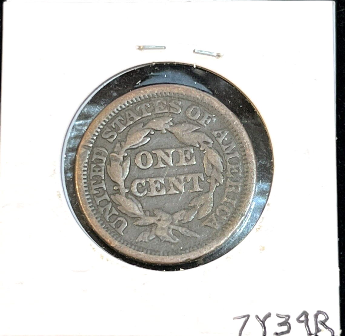 ✅ 1848 Coronet Braided Hair Large Cent Nice Color & Detail
