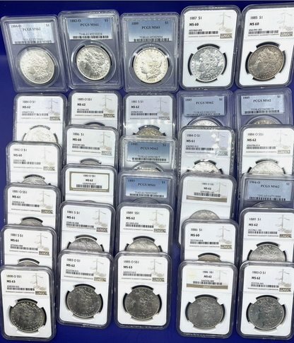 ✯ MORGAN SILVER DOLLAR P,O,S Mark Coins 🥇 PCGS NGC MS ✅ UNCIRCULATED ✅ 1x Lot💰