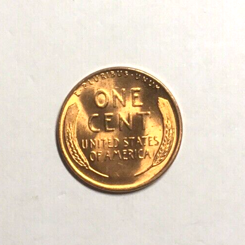 1952 D Lincoln Wheat Cent BU Brilliant Uncirculated 1C From OBW Bank Roll