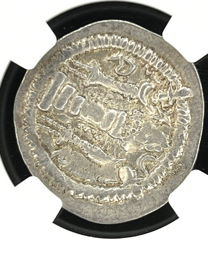 🔥 457-484 AD Sasanian Empire Peroz I AR Drachm SILVER Ancient Coin NGC Graded