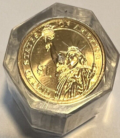 💰2007-D & P FDOI PCGS BU $1 ROLLS Washington Presidential Series First Day FDOI