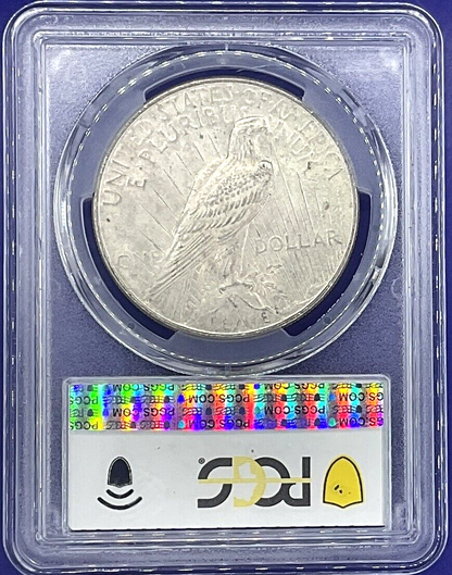 ✅ 1922 PCGS MS64 - Peace Silver Dollar SECOND YEAR $1 Coin 90% Silver Sharp ✅
