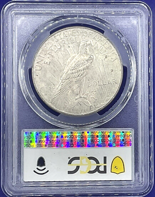 ✅ 1922 PCGS MS64 - Peace Silver Dollar SECOND YEAR $1 Coin 90% Silver Sharp ✅