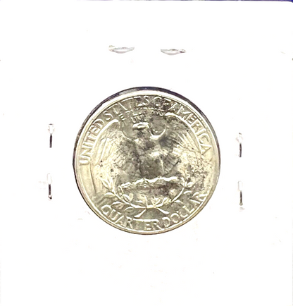 1947-P Washington Quarter 90% Silver 25c Super Shiny White  Coin