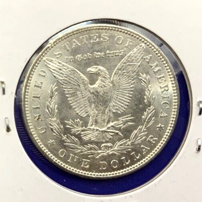 1887 Morgan 90% Silver Dollar BU Gem Shiny, Bright, Well Struck Coin