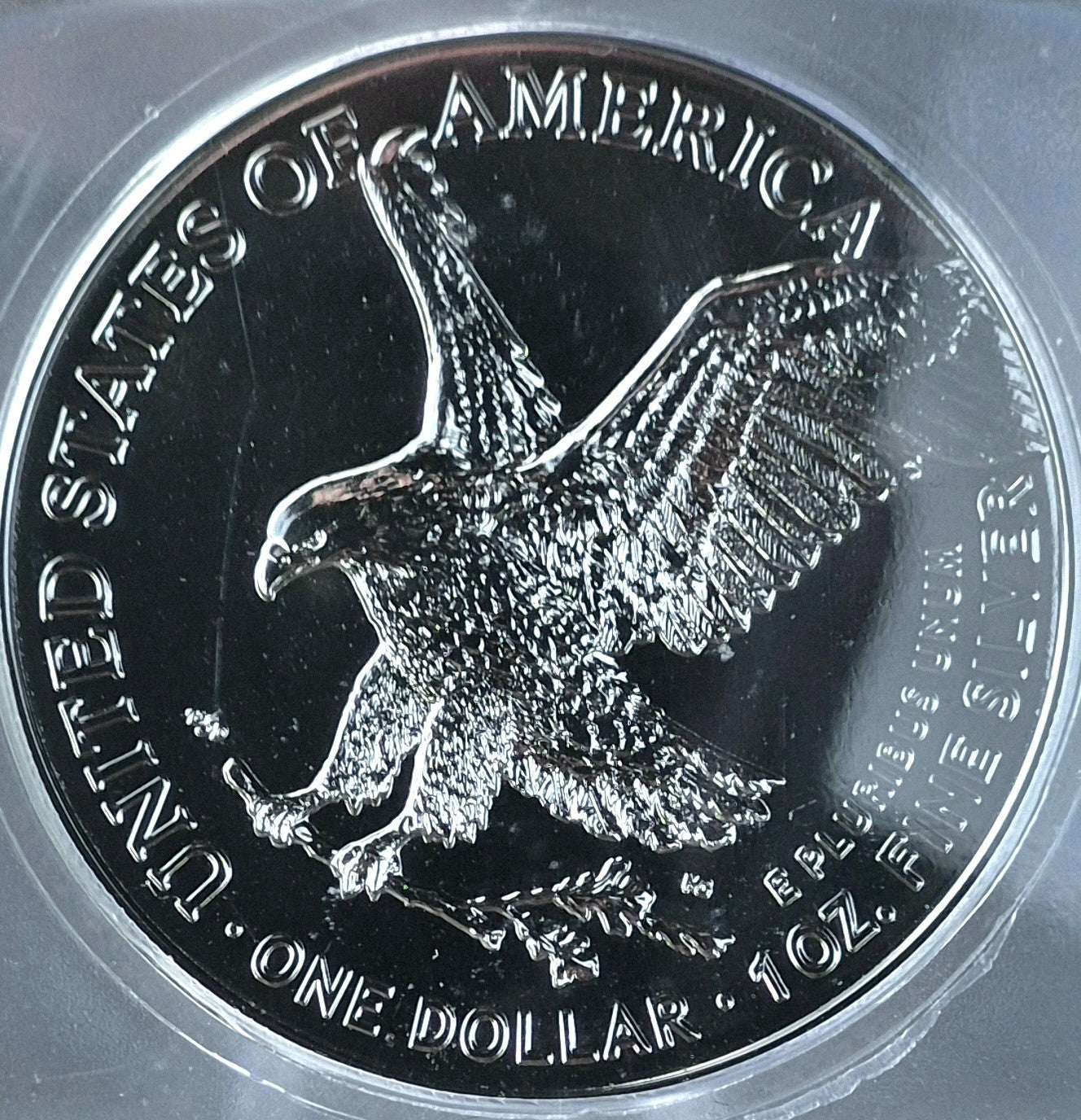 2024 ICG American Silver Eagle Ruthenium Edition. 1 oz Silver **1 of 500**